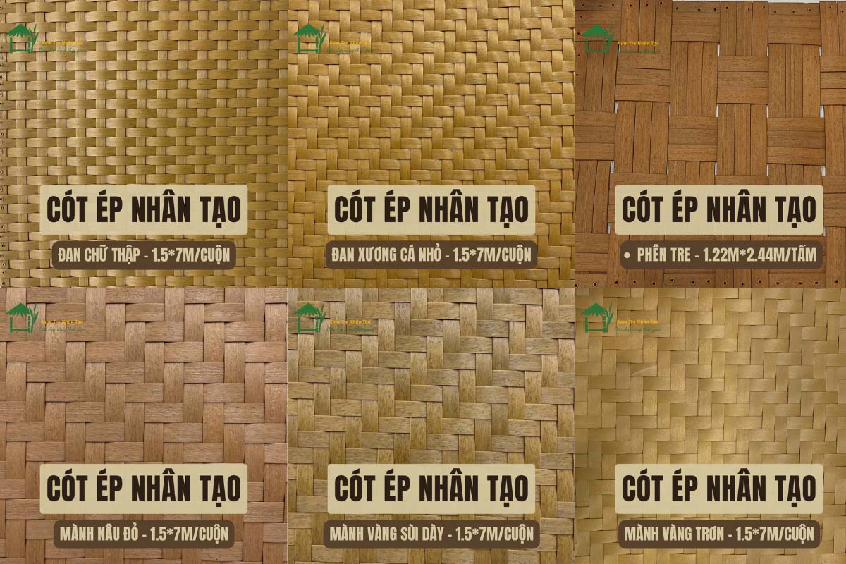 Những mẫu cót ép nhân tạo trang trí nổi bật