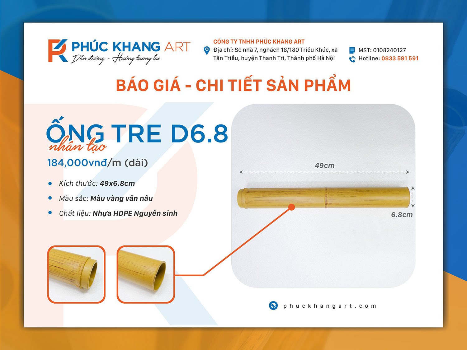 ống tre làm nhà tre