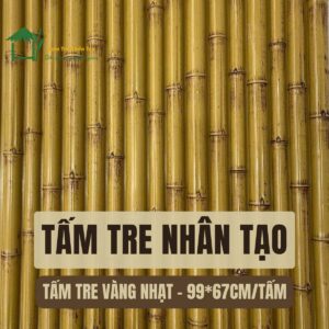 Tấm tre nhân tạo màu vàng nhạt