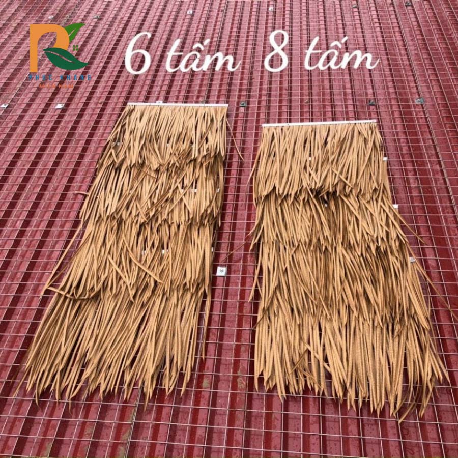 Mật độ thi công rơm nhân tạo từ 6-8 tấm/m2