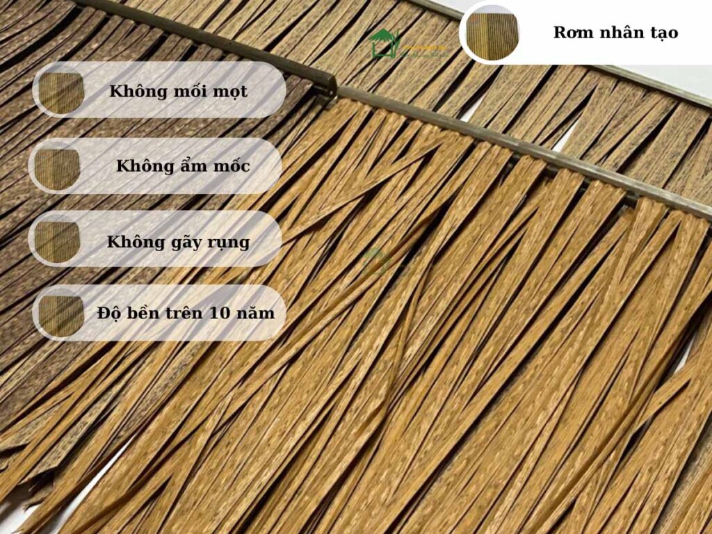 Mái rơm nhân tạo