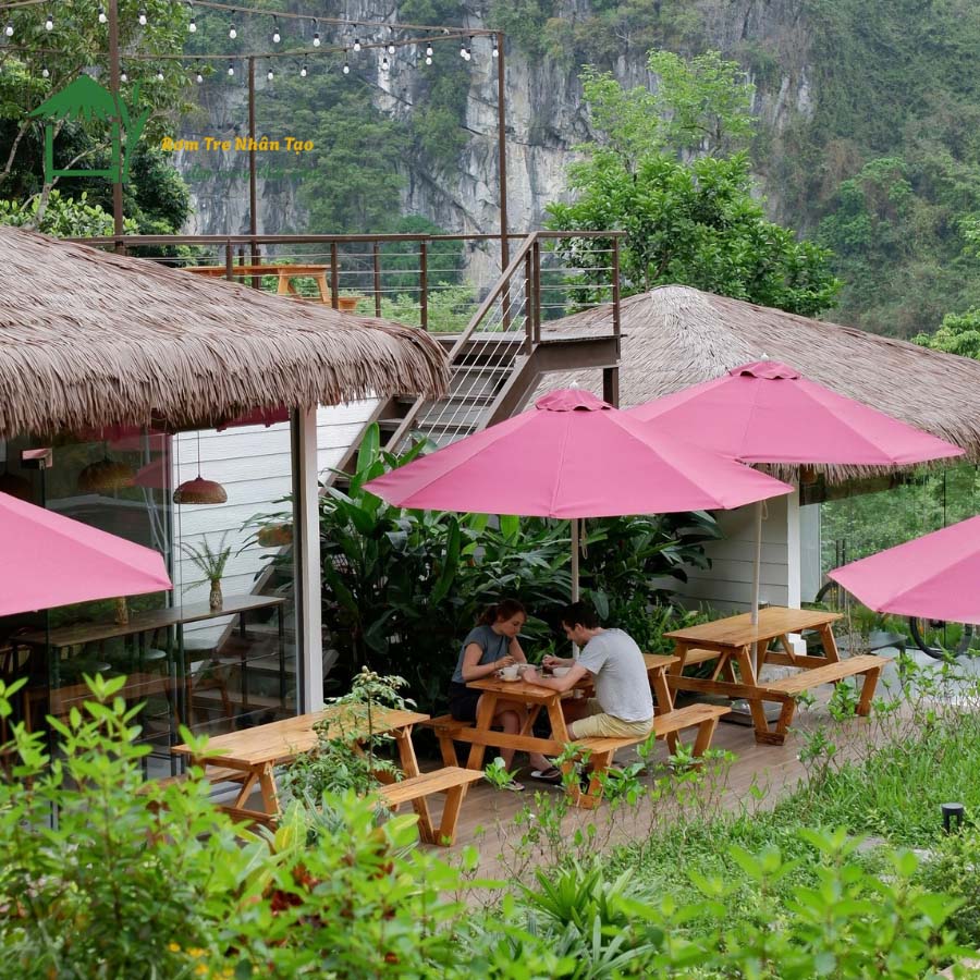 Mái rơm nhân tạo chống ẩm mốc, gãy rụng