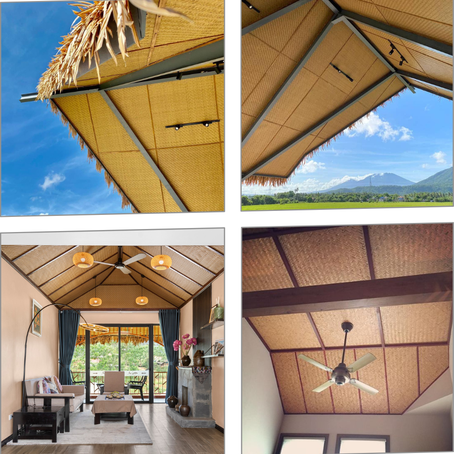 Giải pháp lợp mái và ốp trần hiệu quả với cót ép nhân tạo, thích hợp cho nhà gỗ, biệt thự sinh thái.