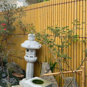 hàng rào tre nhân tạo