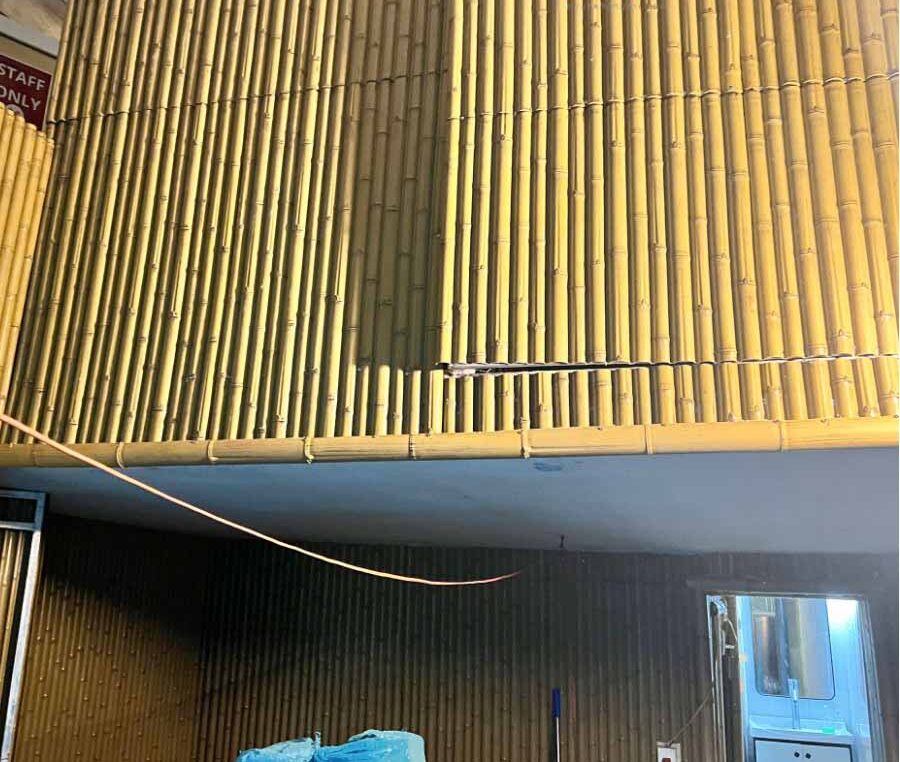 Vách tre nhân tạo trang trí nội thất nhà ở