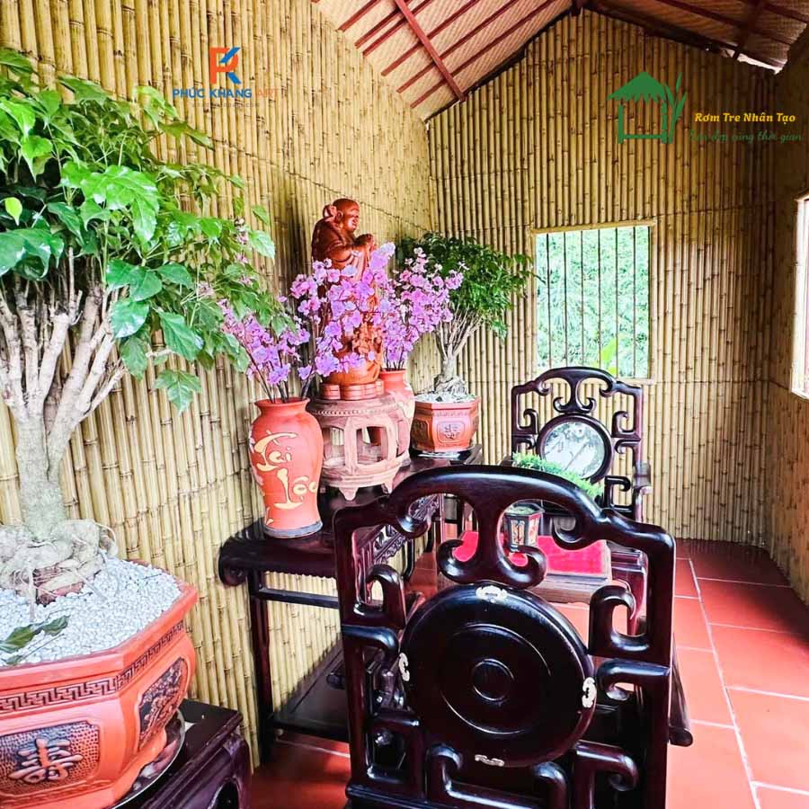 Vách tre nhân tạo – Tăng tính thẩm mỹ cho không gian