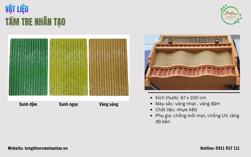 tấm tre nhân tạo