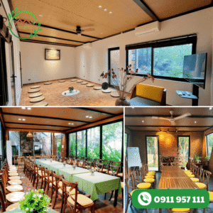 Đẳng cấp đến từ sự giản đơn - công trình trần cót ép nhân tạo